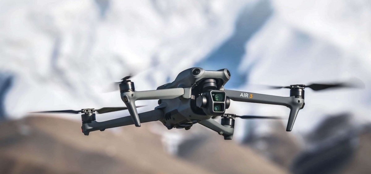 The DJI Air 3 has two 1/1.3'' cameras - a wide and a telephoto