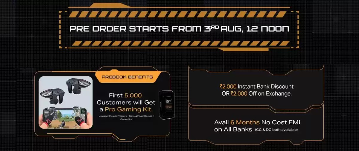 The Infinix GT 10 gaming phones will go on pre-order on August 3 with some freebies