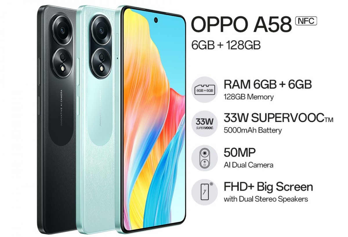 Oppo A58 4G variant launches in Indonesia with a larger 6.72'' FHD+ display