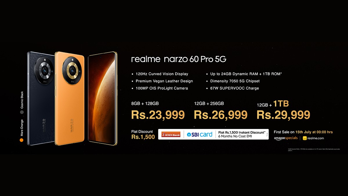 Realme Narzo 60 series announced 