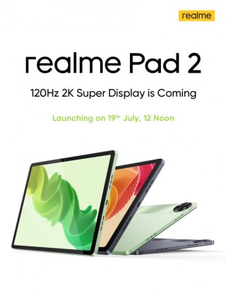 11.5-Inch Realme Pad 2 Tablet Presented - Launch August 1st