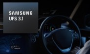 Samsung unveils Automotive UFS 3.1 - faster and with 33% lower power usage