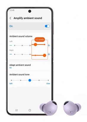 The Galaxy Buds2 Pro update brings an extra-high ambient volume setting