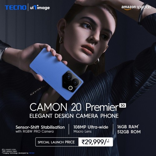 Tecno Camon 20 Premier launched in India