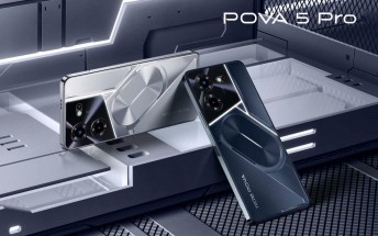 Tecno Pova 5 Pro brings a more powerful Dimensity 6080 chipset, LED lights on its back