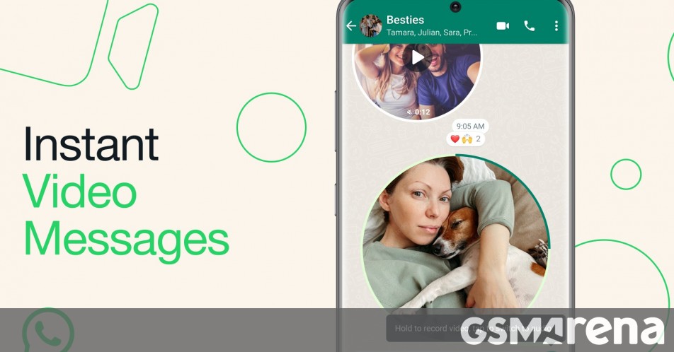 WhatsApp now lets you send video messages