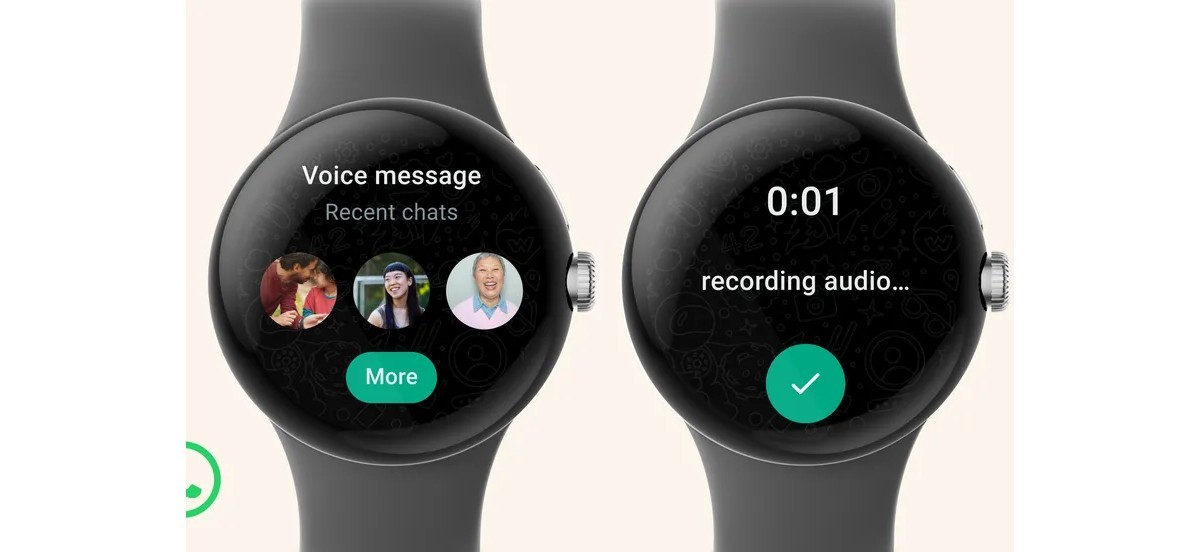 WhatsApp est désormais officiellement disponible pour les montres connectées Wear OS