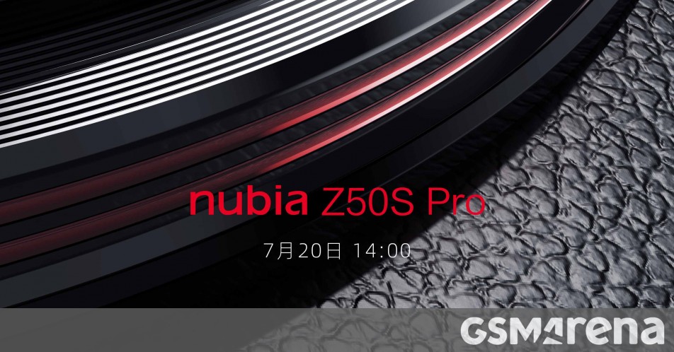 ZTE nubia Z50S Pro launching on July 20