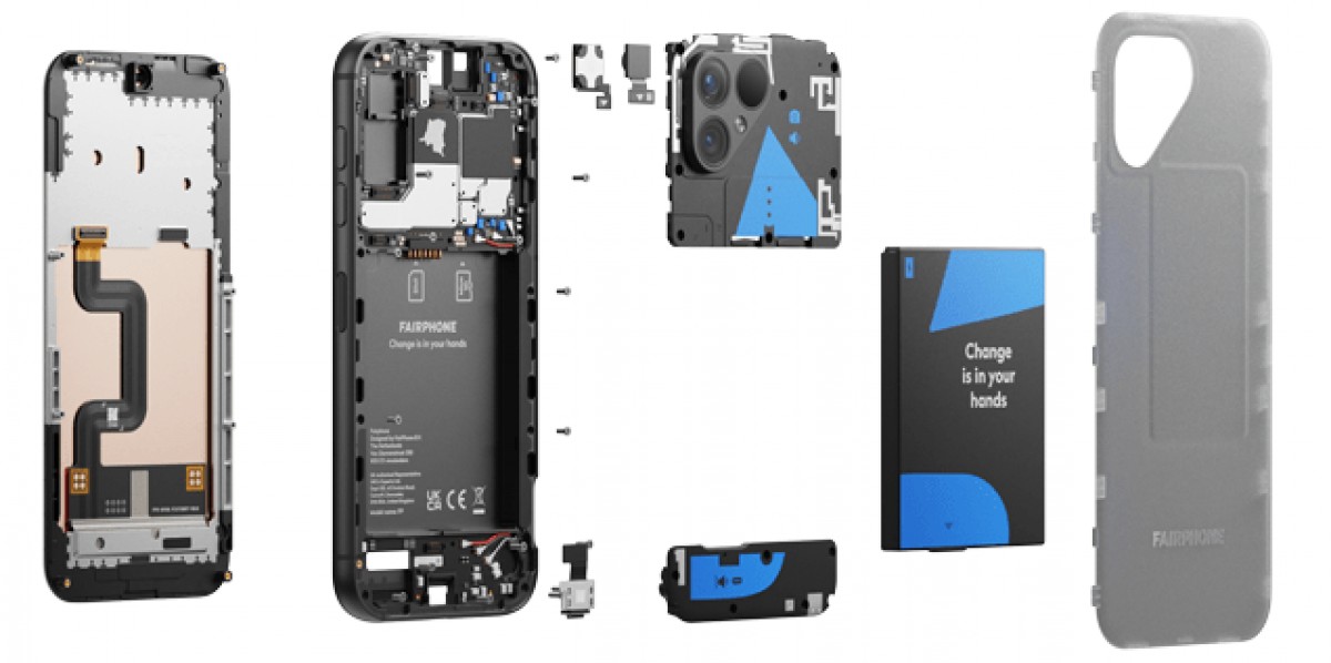 The Fairphone 5 is made up of 11 individually-replaceable modules