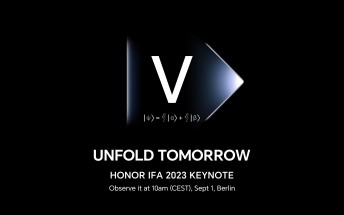 Honor confirms IFA Berlin keynote on September 1, two foldables incoming