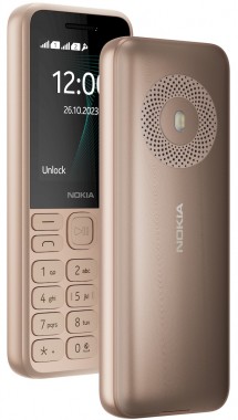 ライトゴールドの Nokia 130 ミュージック