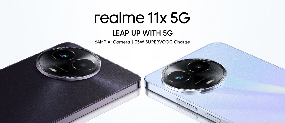 Realme 11x 5G is official with a 64 MP main camera, big battery