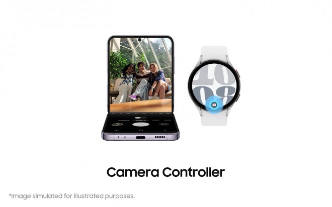 Camera controller on One UI 5 Watch