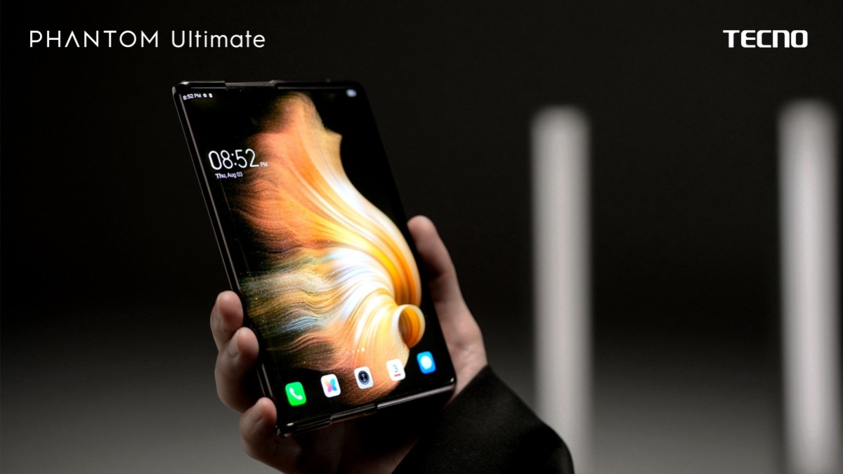 Tecno announces a rollable smartphone concept called Phantom Ultimate