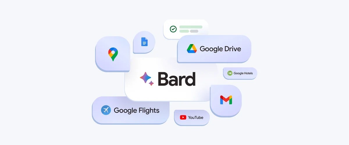 Bard AI от Google теперь может подключаться к Gmail, Google Docs, Maps, Drive и YouTube