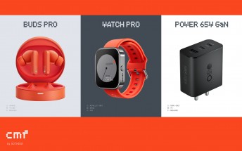 CMF by Nothing introduces three new products: Buds Pro, Watch Pro, and 65W GaN charger
