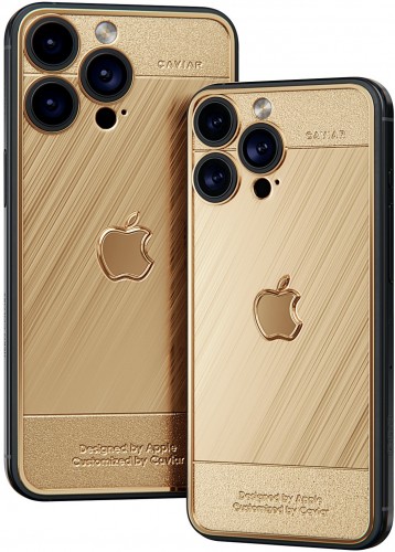 Real Gold Plated iPhone 15 Pro & 15 Pro Max Cases Custom Gold