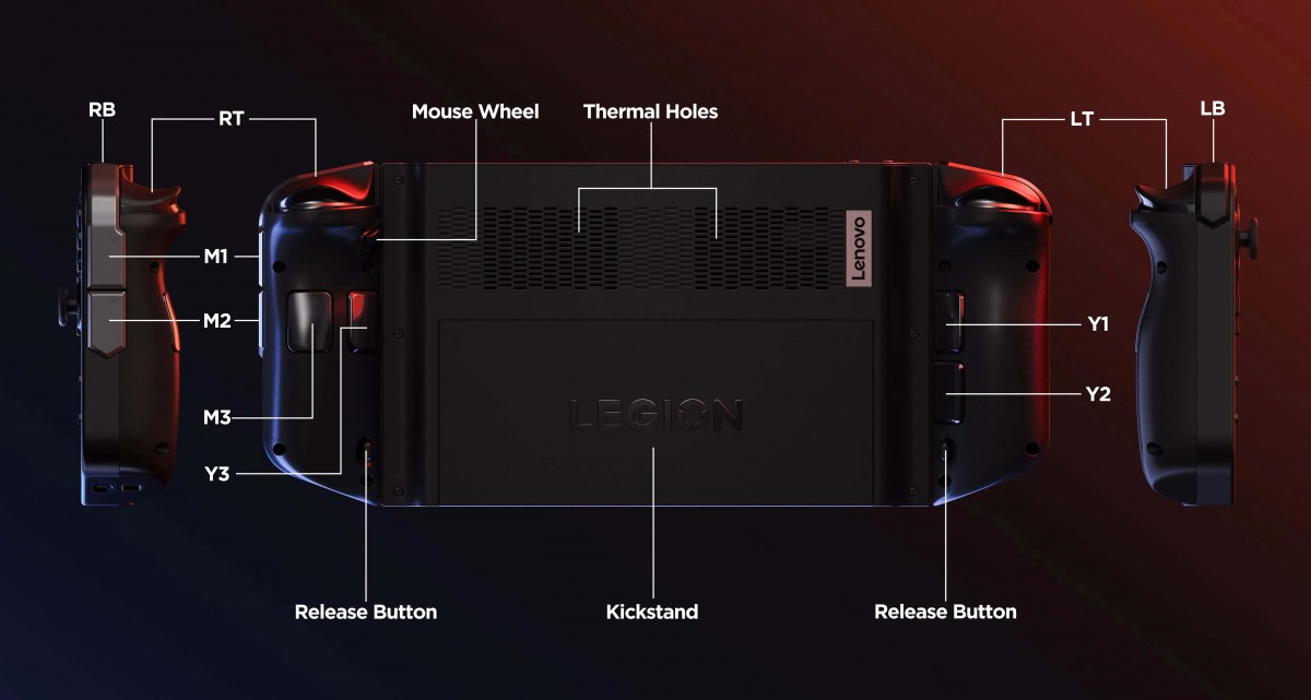 Lenovo Legion Go gaming handheld announced with 144Hz LCD, detachable controllers and Ryzen Z1 series chipsets