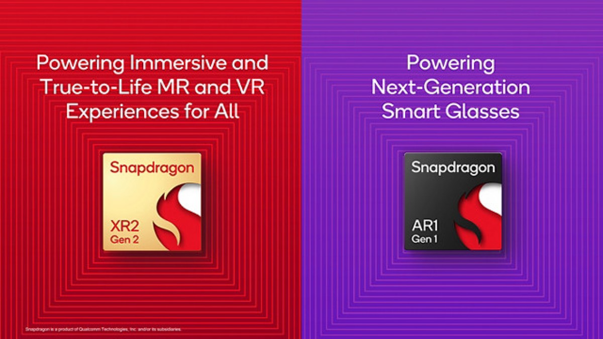 کوالکام پلتفرم های نسل بعدی AR/VR Snapdragon XR2 Gen 2 و AR1 Gen 1 را معرفی کرد.