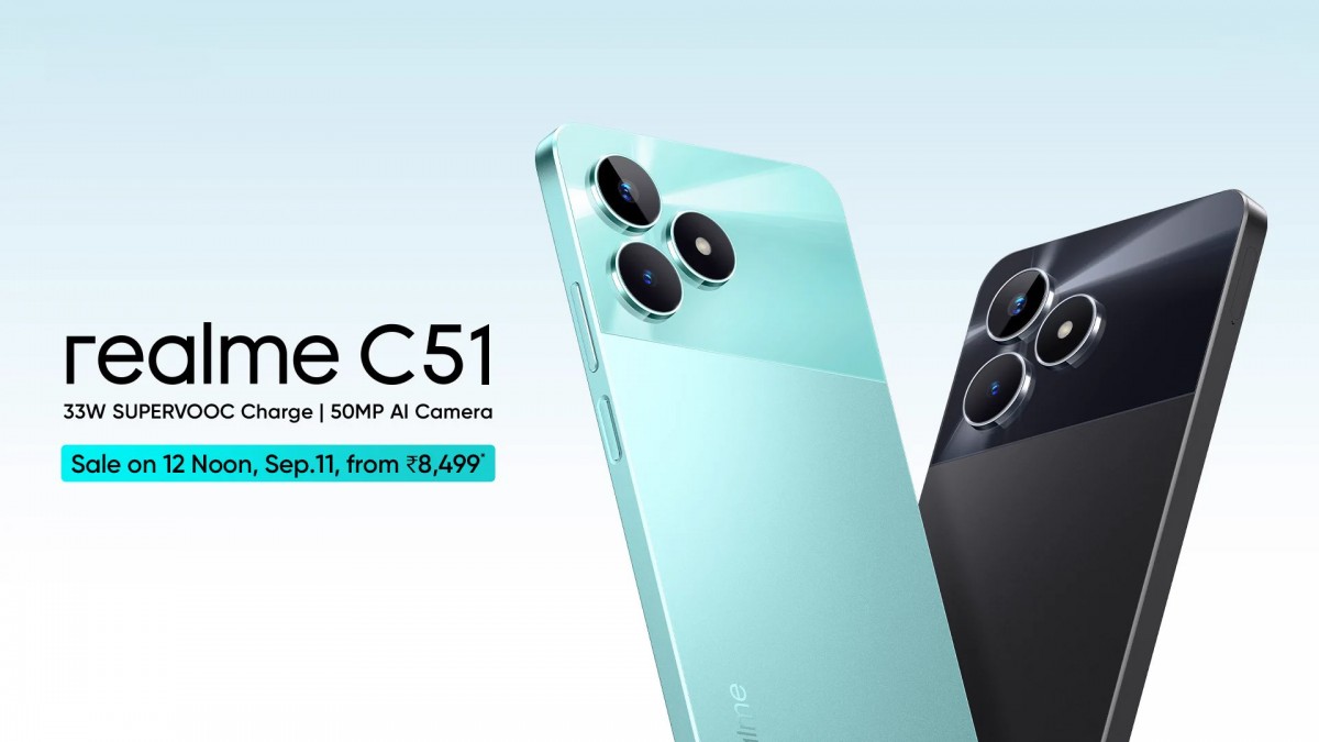 Realme C51 unveiled in Taiwan with 50MP camera, 5000mAh battery