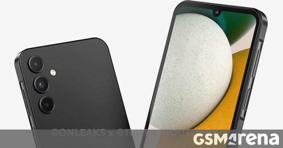 Samsung Galaxy A15's design revealed through leaked renders