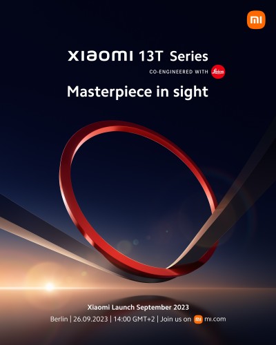 Xiaomi 13T & Xiaomi 13T Pro Set for Debut on 26 September 2023