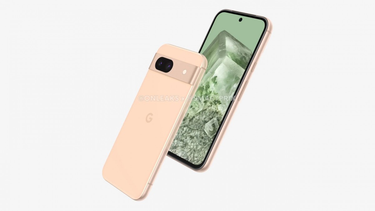 Google Pixel 8a leaks in CAD-based renders, looks like a Pixel 8