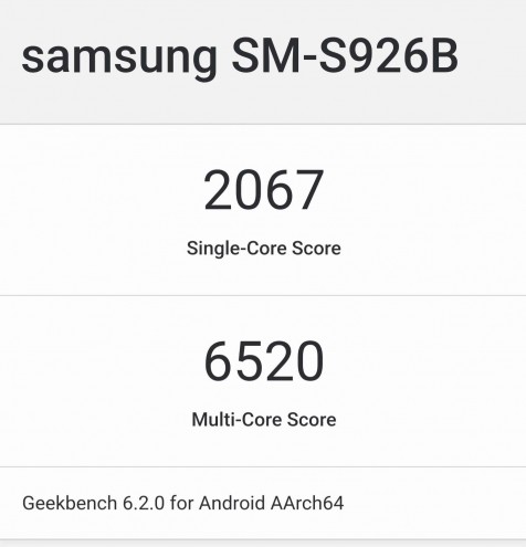 The Exynos 2400 on Geekbench, source: Ice Universe