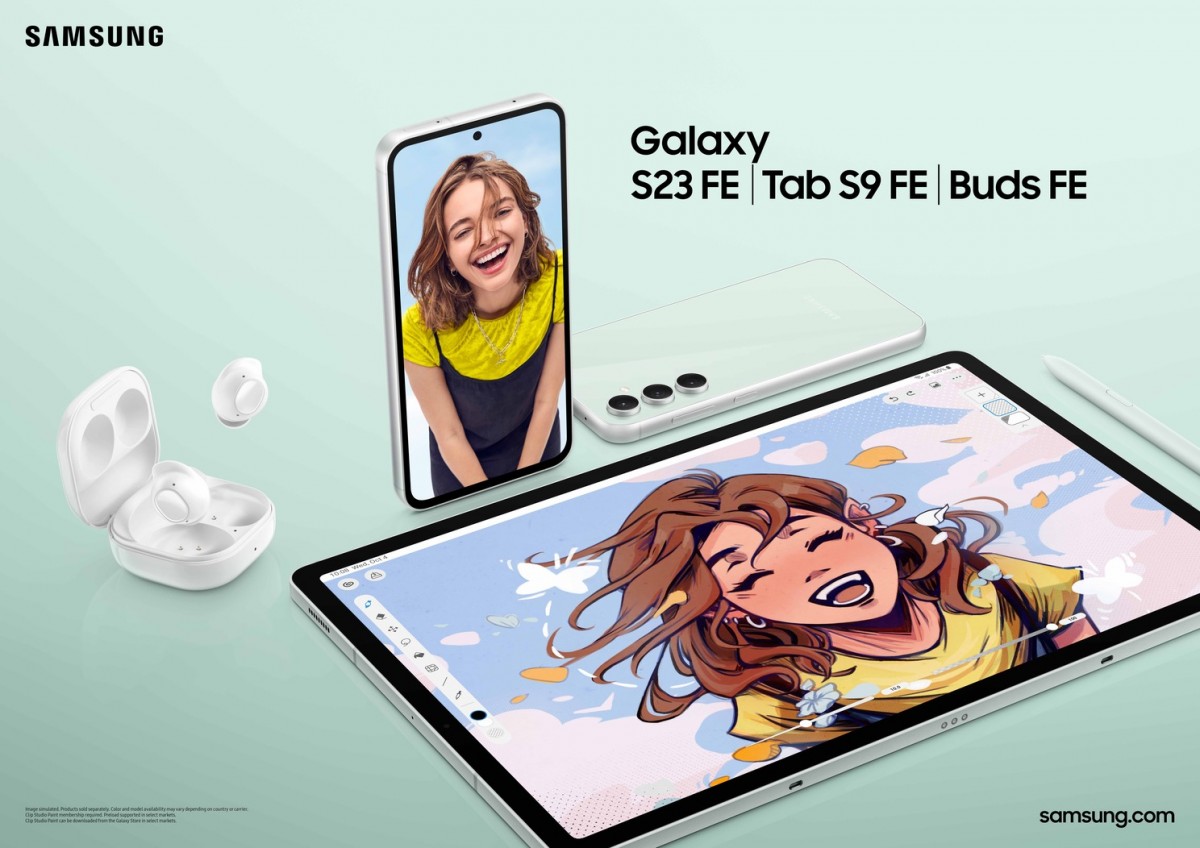 Samsung Galaxy Tab S9 FE and Buds FE announced -  news