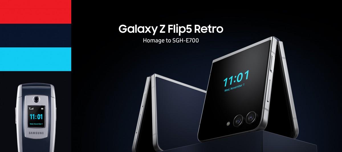 Samsung Galaxy Анонсирован Z Flip5 Retro