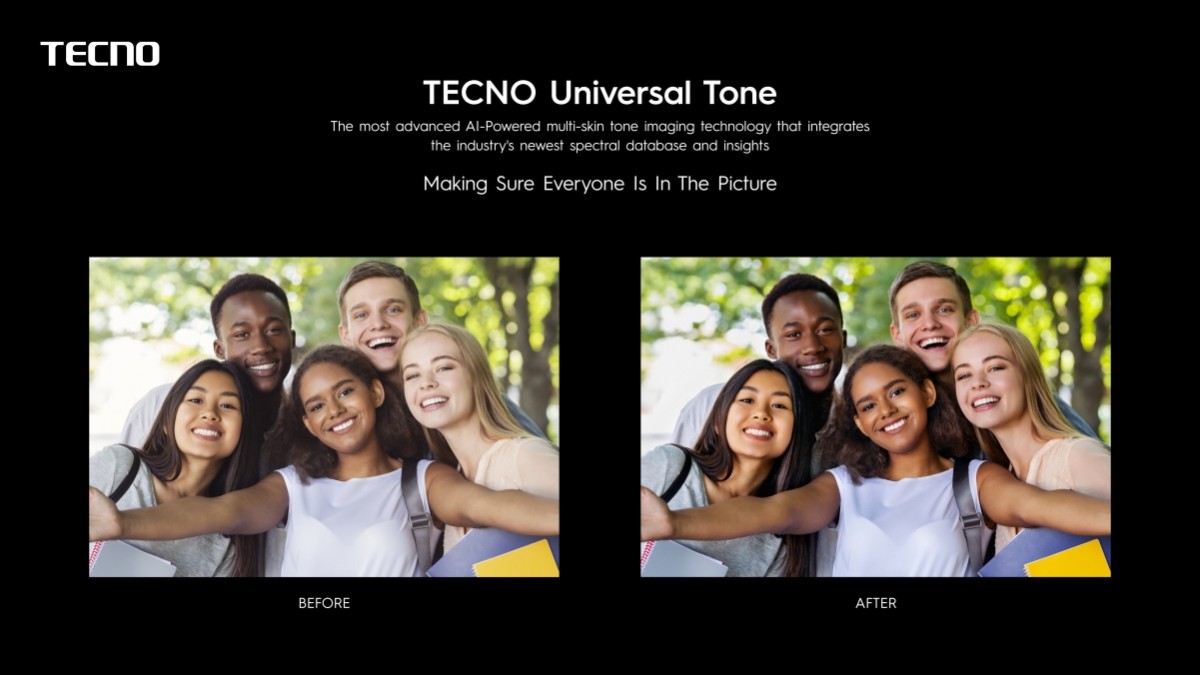 Tecno introduces Universal Tone – imaging technology that enhances skin tones in photos