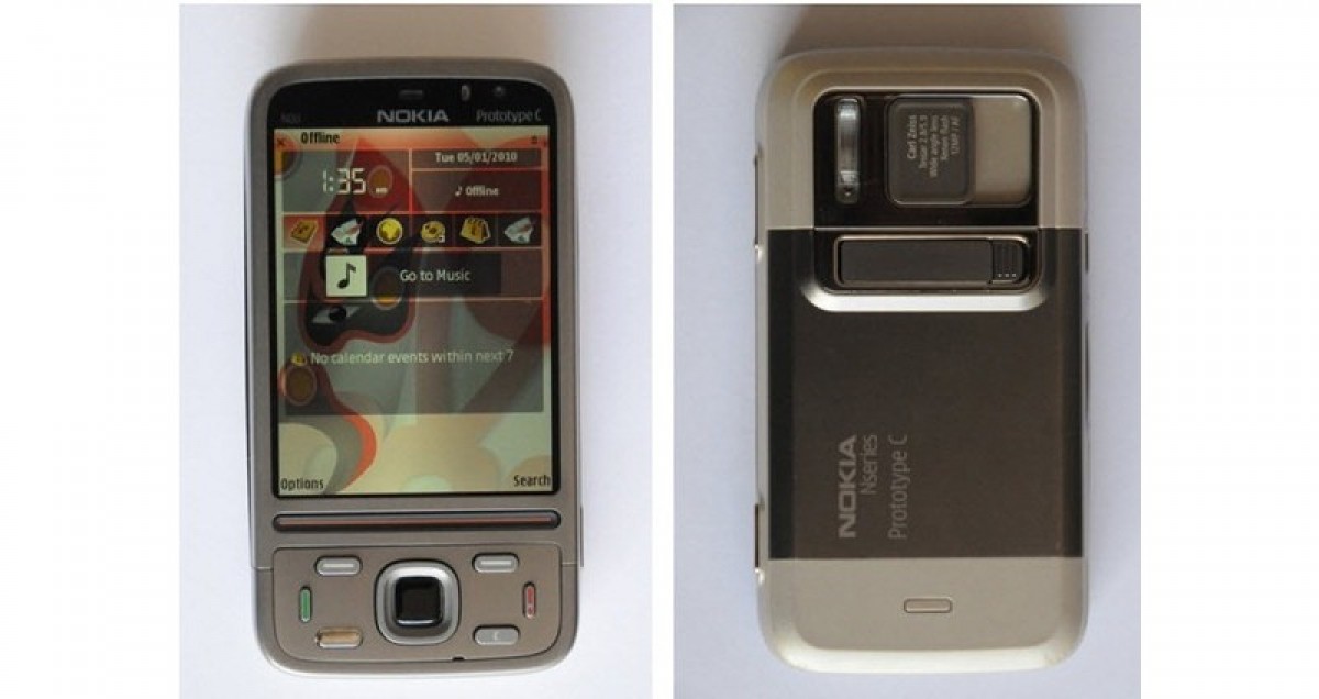 A Nokia N87 prototype posted on eBay