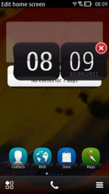 Belle’s new homescreen let you add and resize widgets