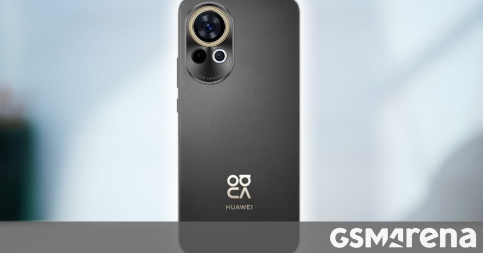 Leaked Huawei nova 12 render reveals triple camera and LED ring light