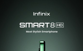 Infinix Smart 8 HD's key specs, launch date, and design revealed