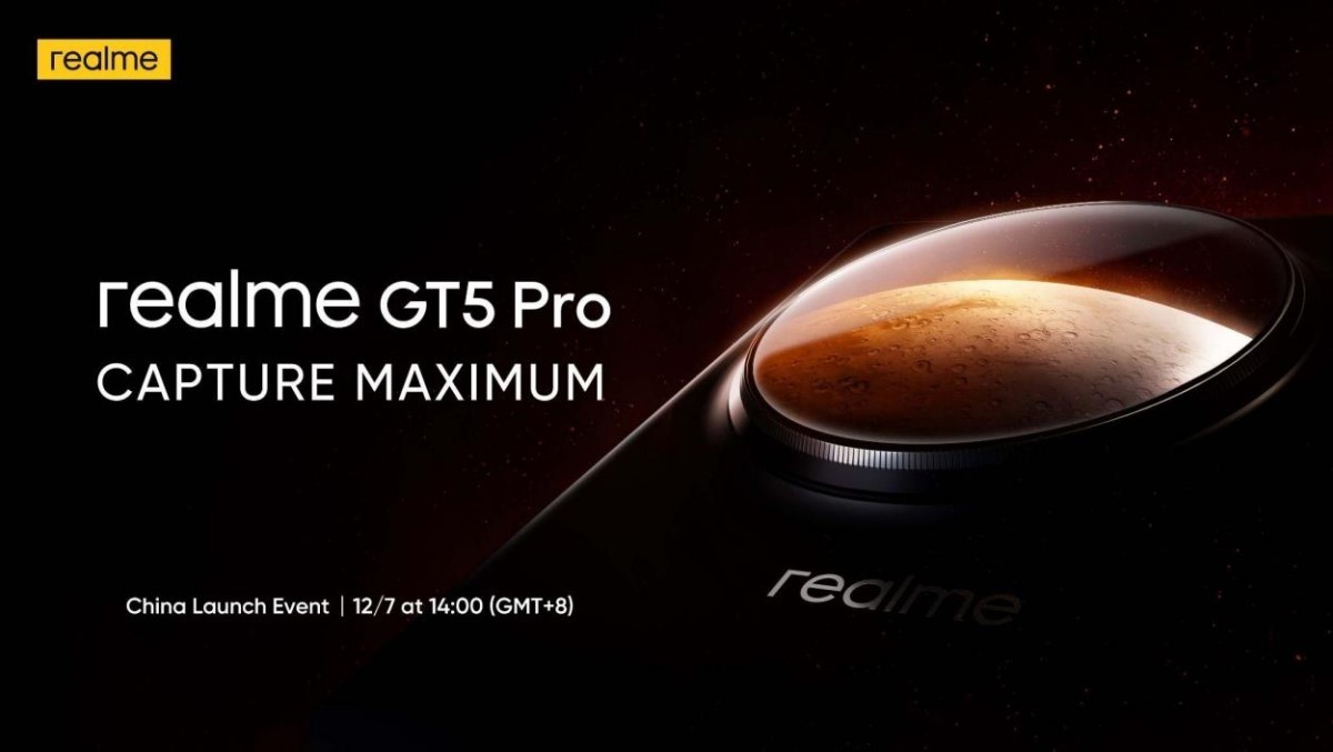 Realme GT5 Pro is arriving on December 7
