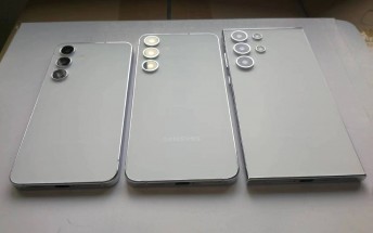 Samsung Galaxy S24 series dummies show a familiar design