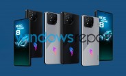 Asus ROG Phone 8 and 8 Pro leak in official-looking renders