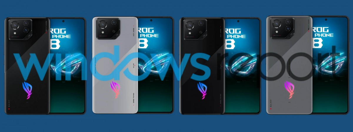 Asus ROG Phone 8 and 8 Pro leak in official-looking renders