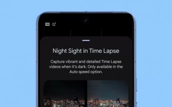 Pixel Camera gets Night Sight Timelapse feature with the latest update