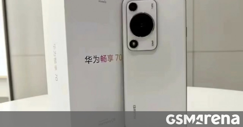 Huawei Enjoy 70 series to arrive on December 5, live photos and posters leak