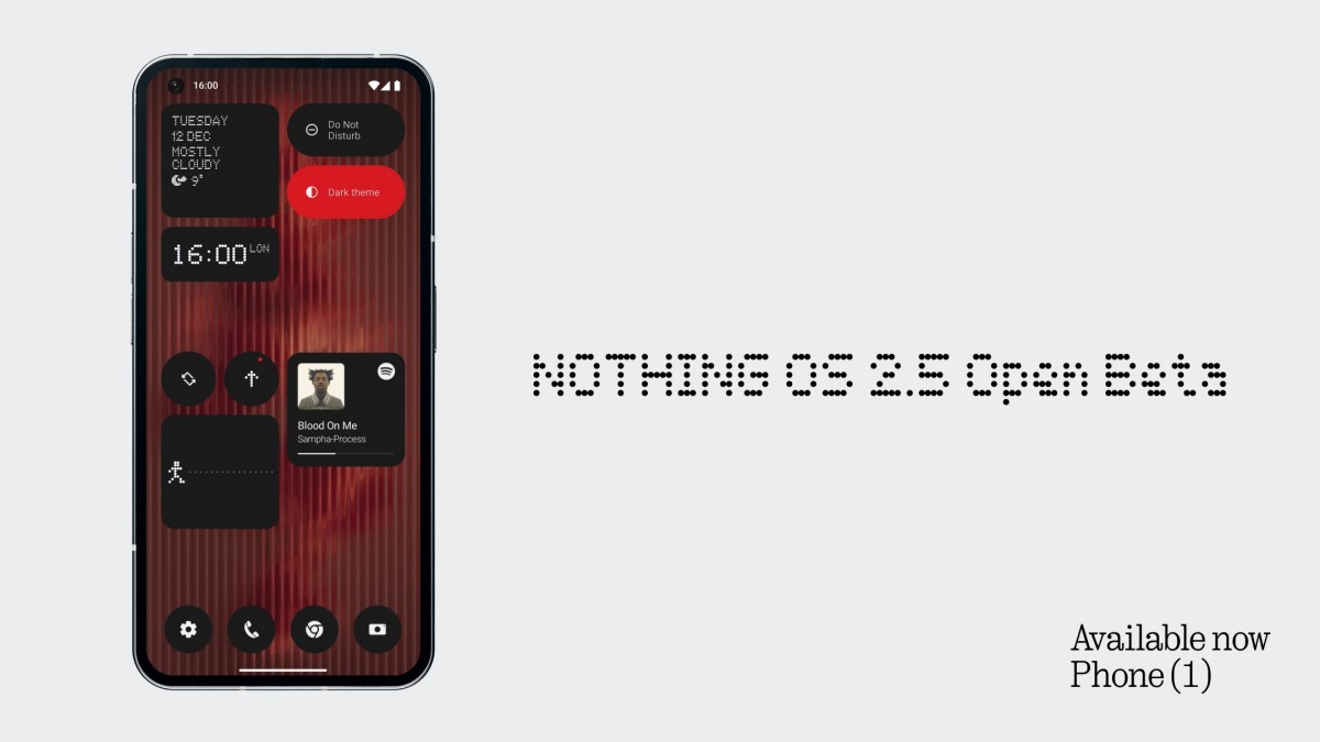 Nothing Phone (1) اندروید ۱۴ بتا اکنون منتشر شده است