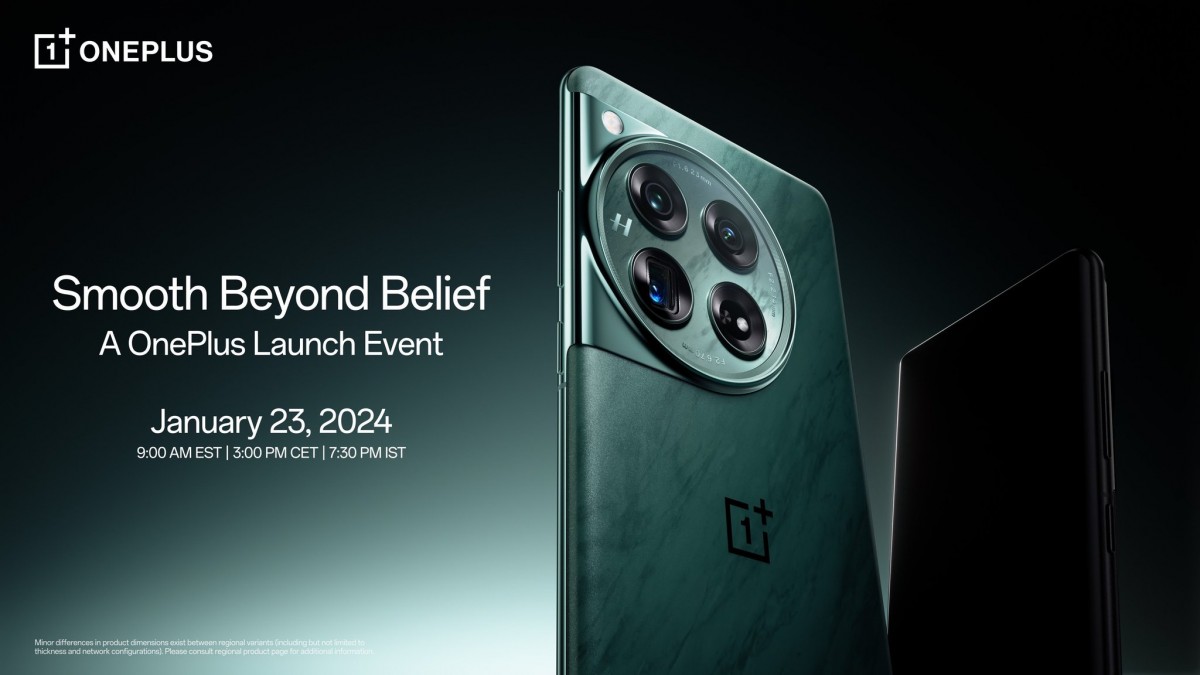 OnePlus 12 global launch confirmed for January 23