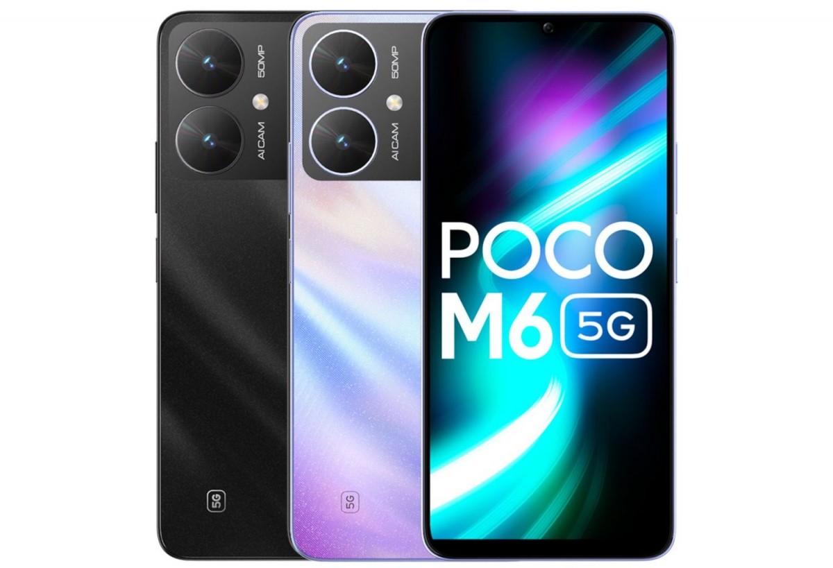 Poco M6 gets official in India with Dimensity 6100+, 8GB of RAM