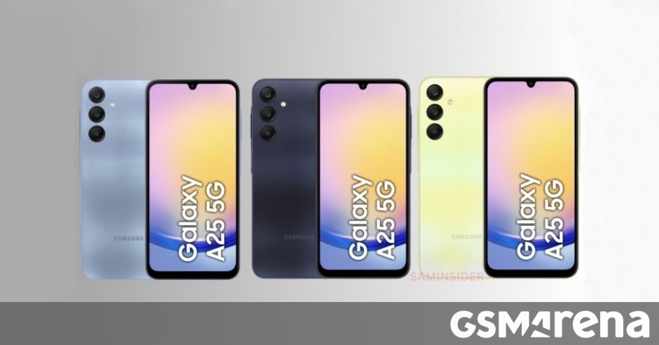 Samsung Galaxy A25 promo materials and specs leak in full