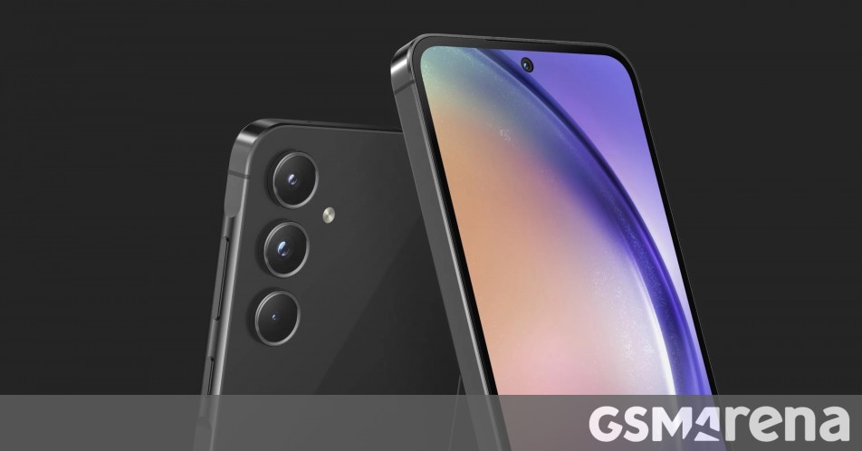 Samsung Galaxy A55's design revealed through leaked renders