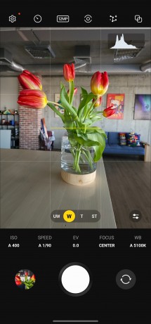 The camera app on the Galaxy S23 Ultra