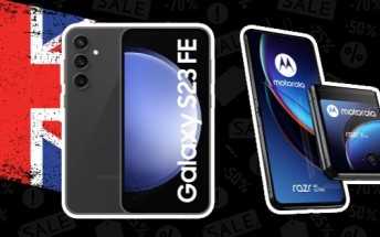 Samsung Galaxy S23 FE and the Motorola Razr 40 Ultra are discounted on Amazon UK