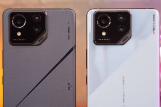 Asus ROG Phone 8 Pro on the left, 8 on the right