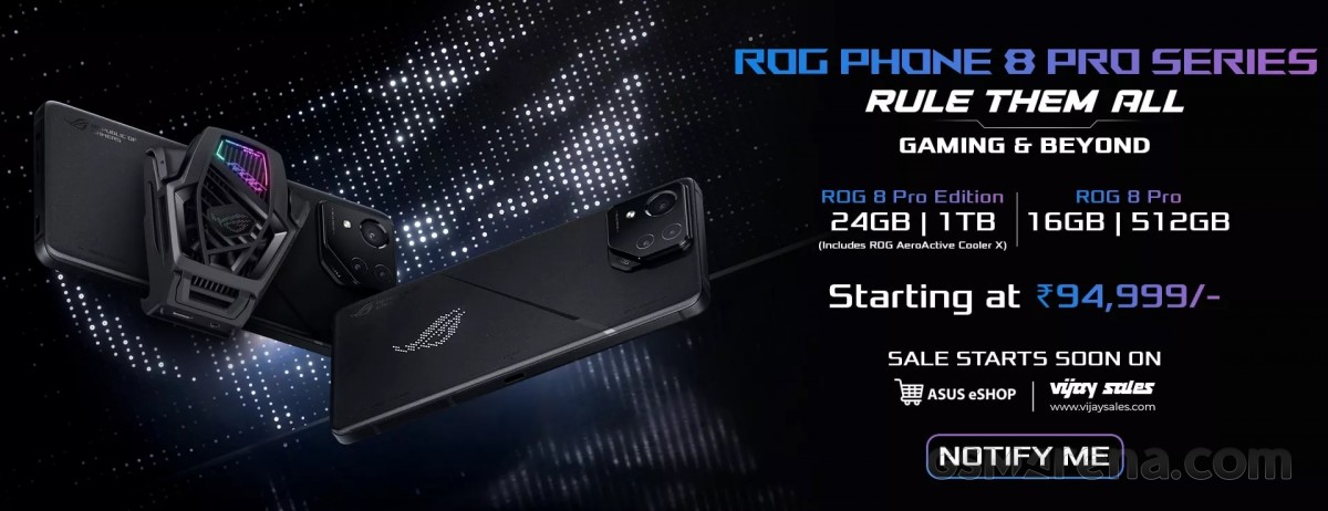 Asus ROG Phone 8 Pro's India price revealed